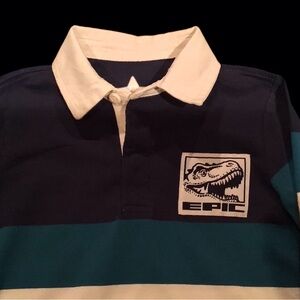 NWT Granimals dinosaur long sleeve polo top, boys size 6
